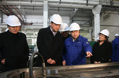 韓松副市長一行深入西安煤機生產一線調研企業(yè)名牌戰(zhàn)略實施情況
