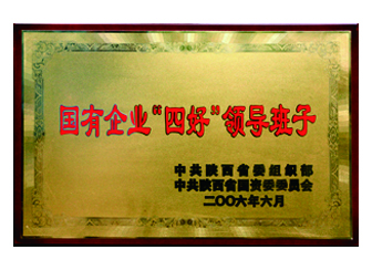 2006年獲“國有企業(yè)四好領(lǐng)導班子”榮譽稱號