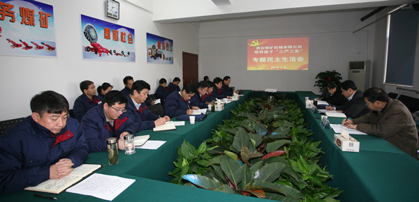 公司召開領(lǐng)導(dǎo)班子“三嚴(yán)三實(shí)”專題民主生活會(huì)